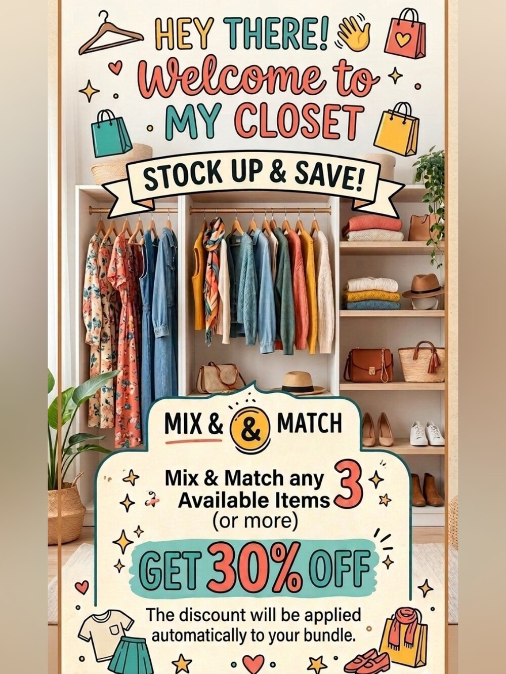 ​🎈 SPECIAL OFFER 🎈​Get 30% OFF your total purchase!
